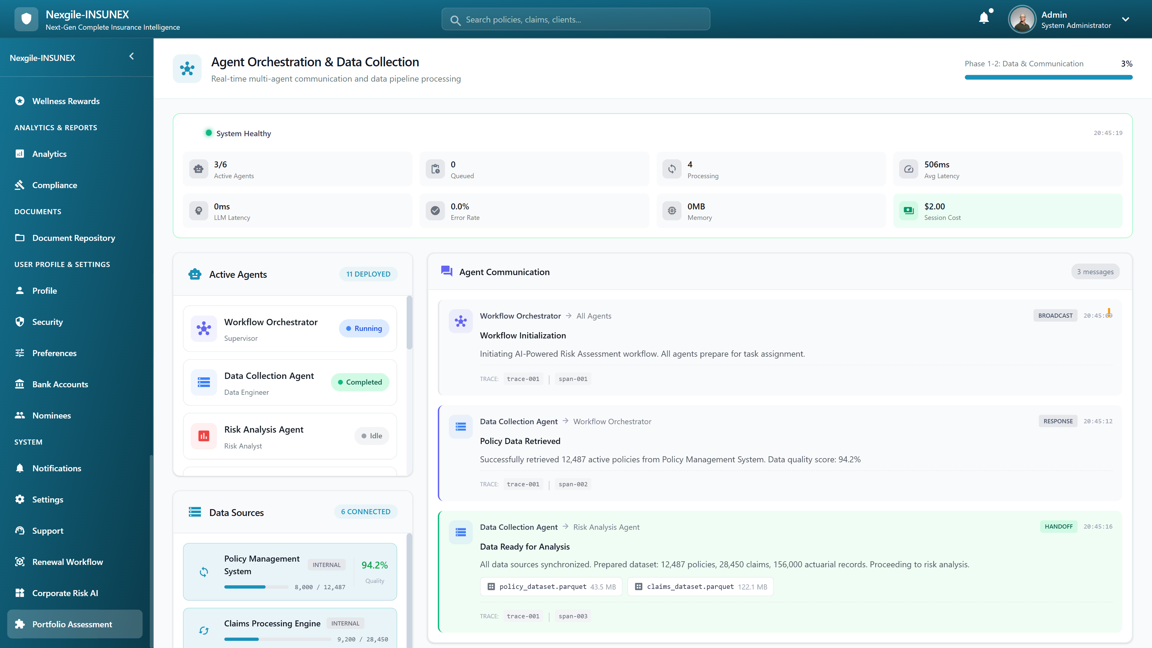 Agent Orchestration and Data Collection